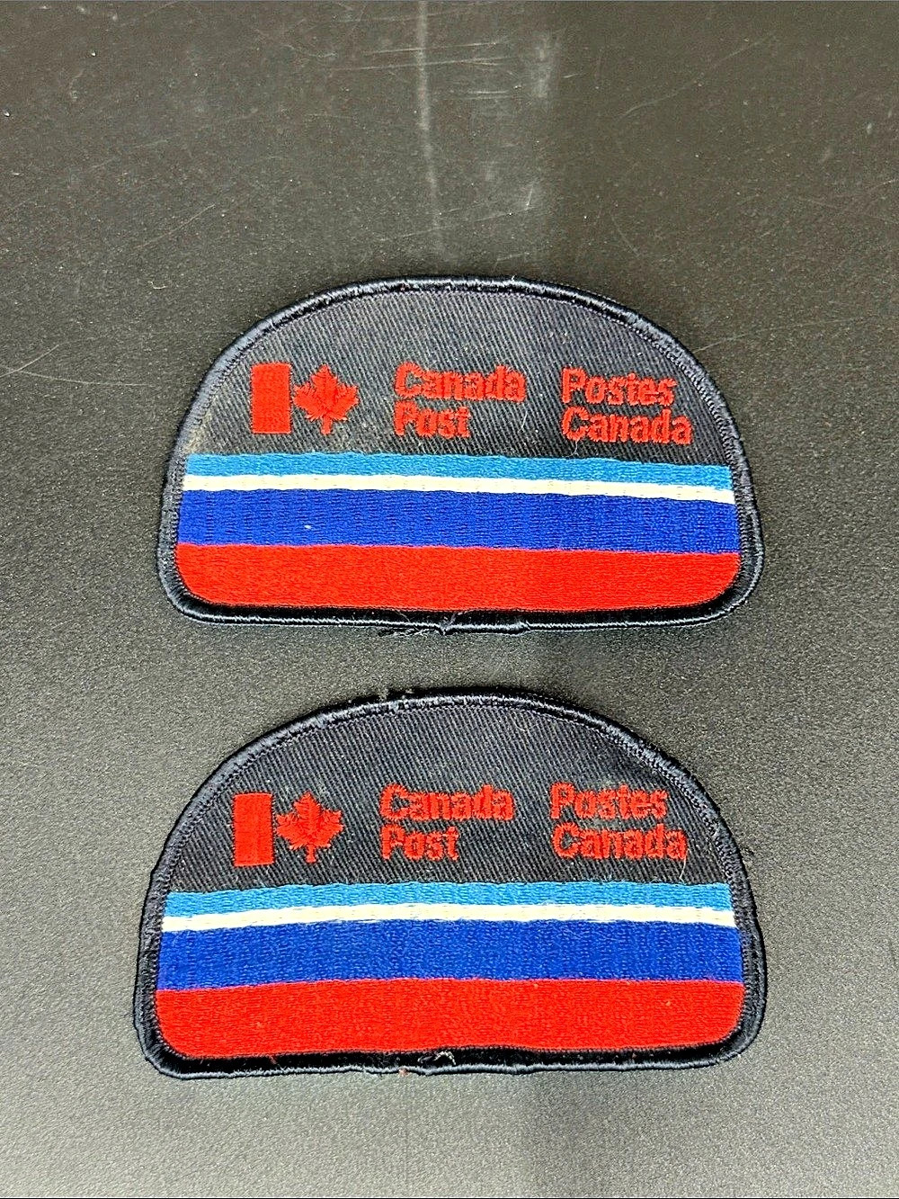 Vintage Canada Post Postes Canada Embroidered Uniform Patches Lot of 2